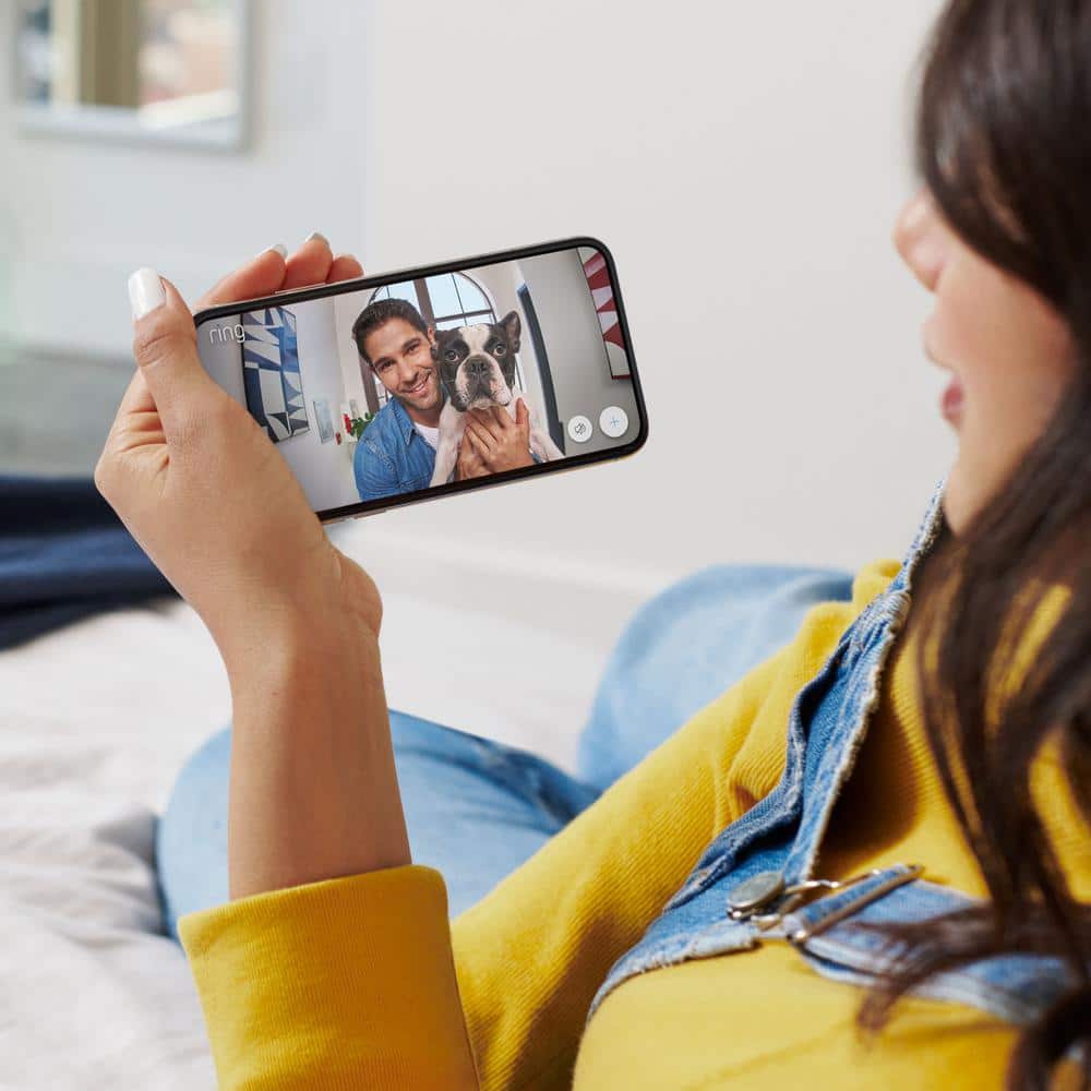 Ring Peephole Cam - Smart Wireless Video Doorbell Camera with Quick Release Battery, 2-Way Talk and Knock Detection