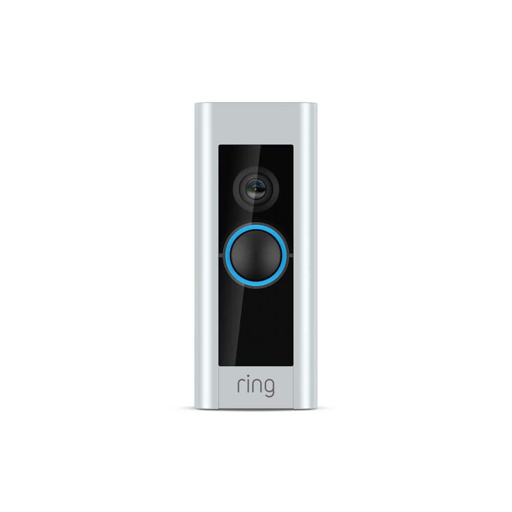 Ring Wired Doorbell Plus - Smart WiFi Video Doorbell Camera with Color Video Previews, Night Vision and Quick Replies