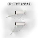 TaiMei 23 in. x 30 in. Frameless Recessed or Surface-Mount Beveled Single Mirror Bathroom Medicine Cabinet