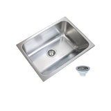 UKINOX 24 in. x 18 in. Stainless Steel Laundry Sink with Washboard