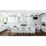 PELHAM & WHITE Keyport Shaker 36 in. W x 24 in. D x 34.5 in. H Plywood Tool-Free Ready To Assemble Sink Base Kitchen Cabinet in White