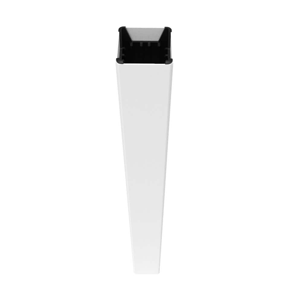 RDI Transform 5 in. x 5 in. x 54 in. Post Box in Satin White