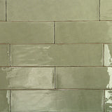 Lancaster Celery Green 3x12 Polished Ceramic Subway Tile
