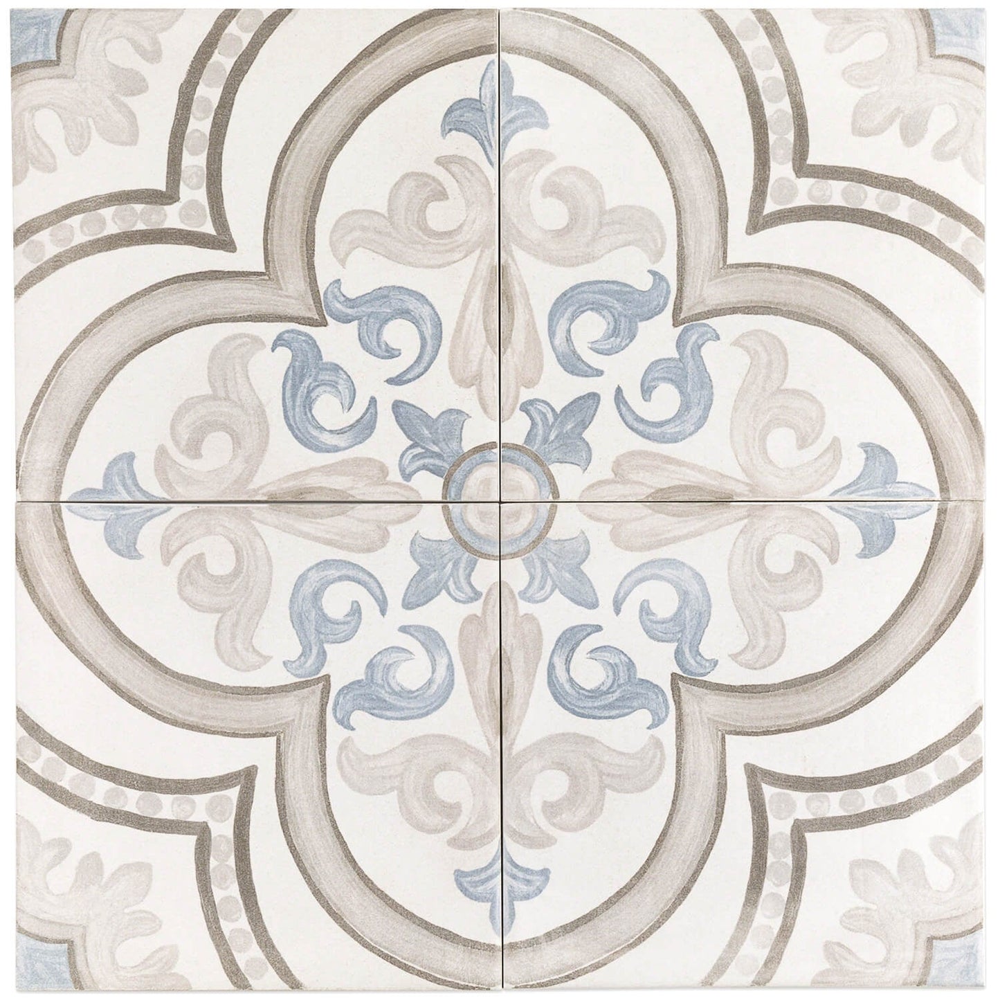 Amadora Daiza Multicolor 8x8 Matte Porcelain Tile - Lux Tile