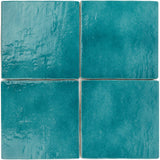Cavallo Fiji Blue 7x7 Glossy Porcelain Tile - Lux Tile