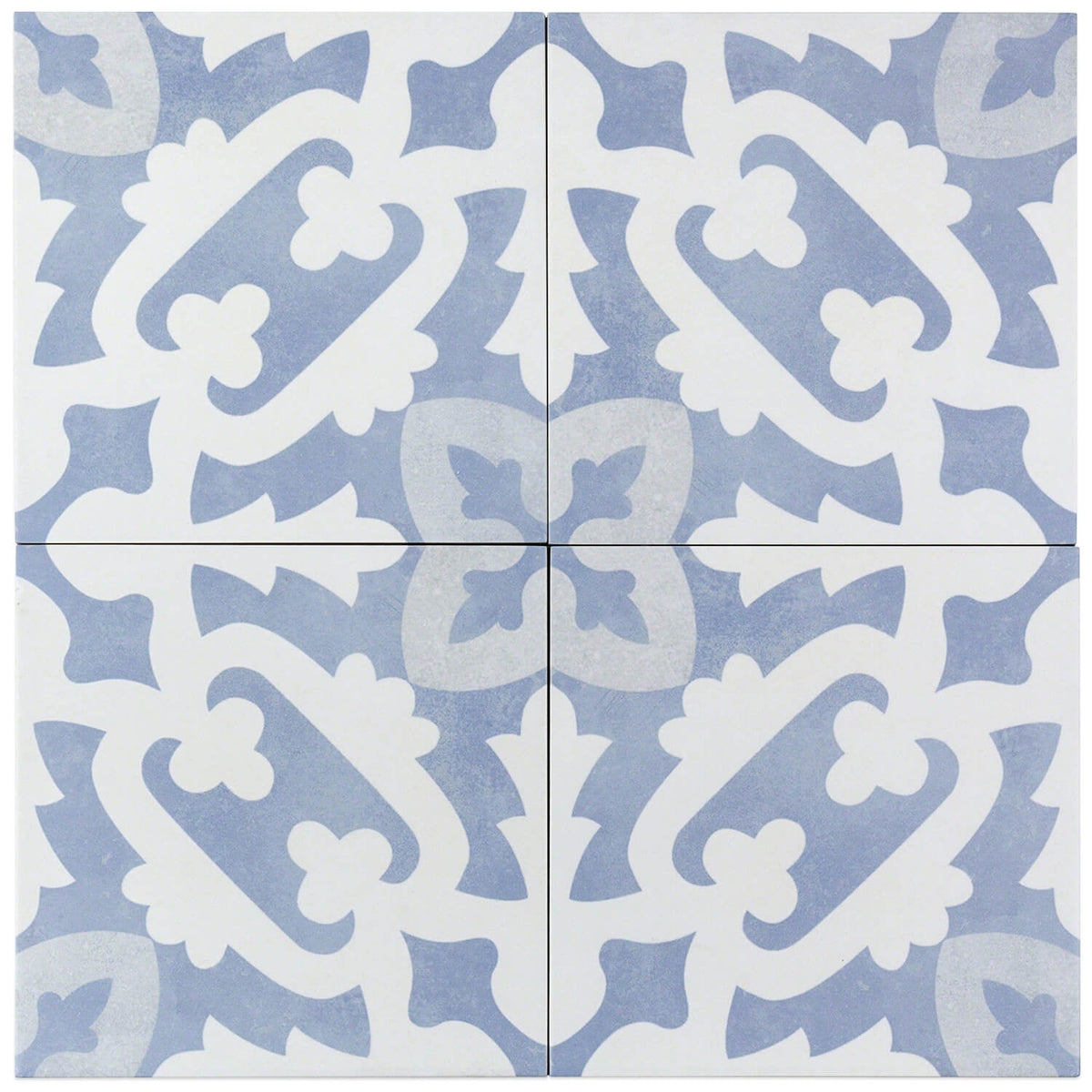 Bella Moma Blue 9x9 Matte Porcelain Tile by Lux Tile