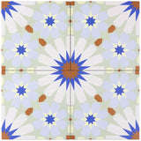 Bond Tile Uffizi Multicolored Encaustic 9x9 Glazed Porcelain Tile