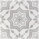 Cascais Silver Sky 9x9 Matte Porcelain Tile - Lux Tile