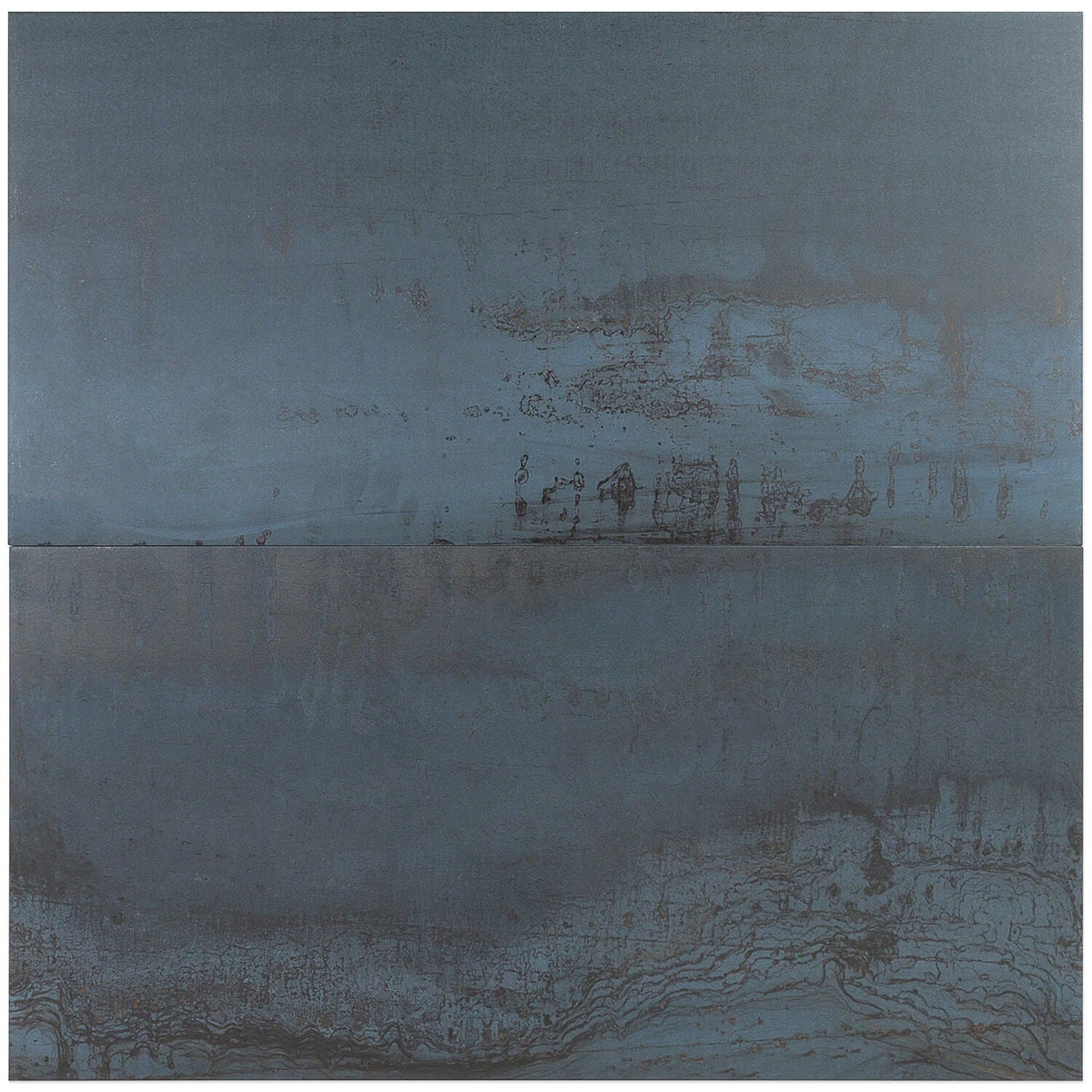 Angela Harris Inspira Metallic Blue 12x24 Matte Porcelain Tile