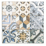 Santa Monica Warm Deco 4x12 Ceramic Wall Tile - Tilebar