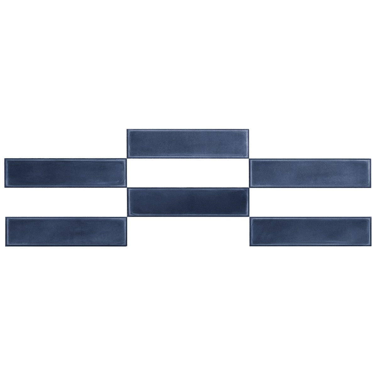 Stacy Garcia ArtBlock Denim Blue 4x16 Matte Porcelain Tile