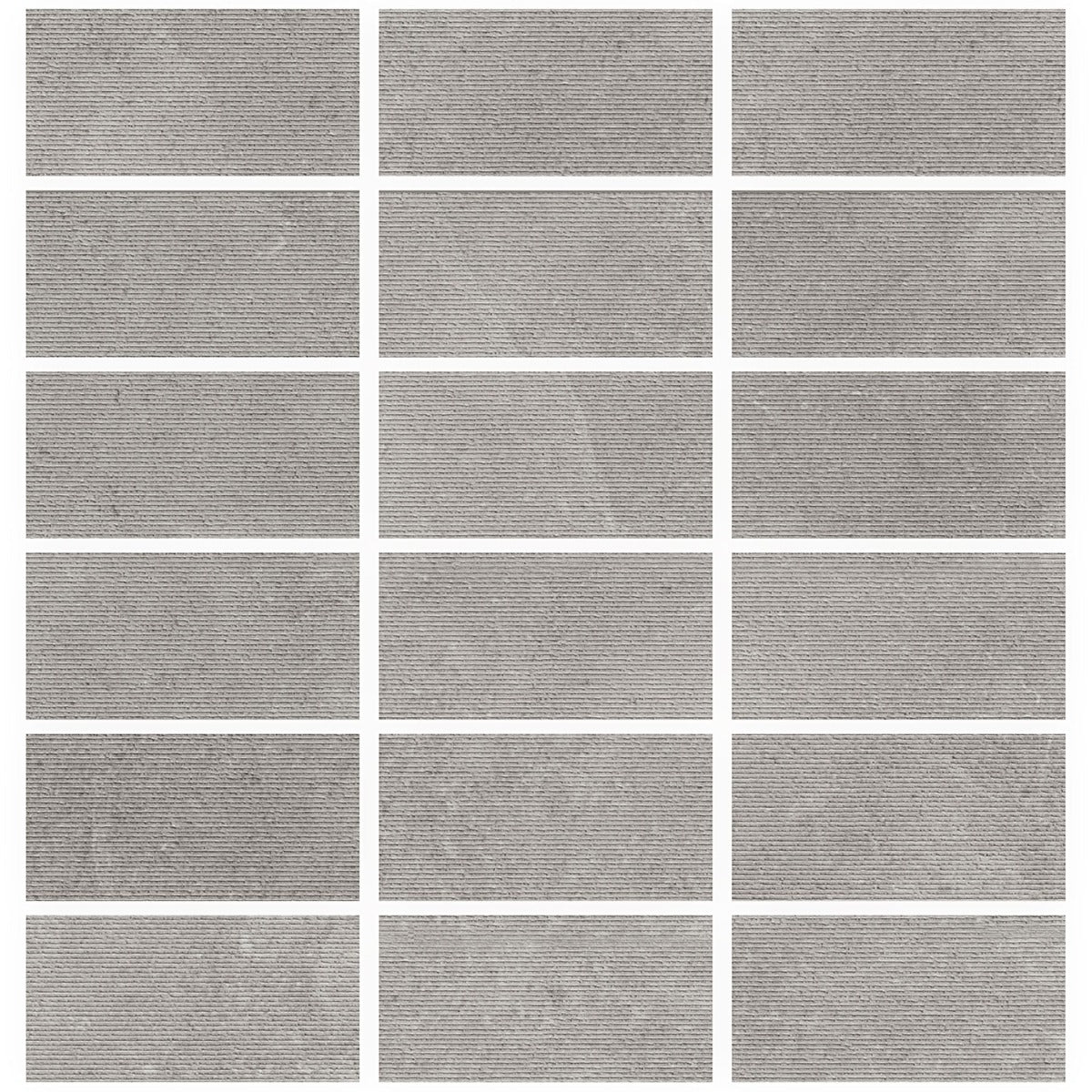 Tilebar New Rock Fumo Light Gray 12x24 Chiseled Matte Porcelain Tile