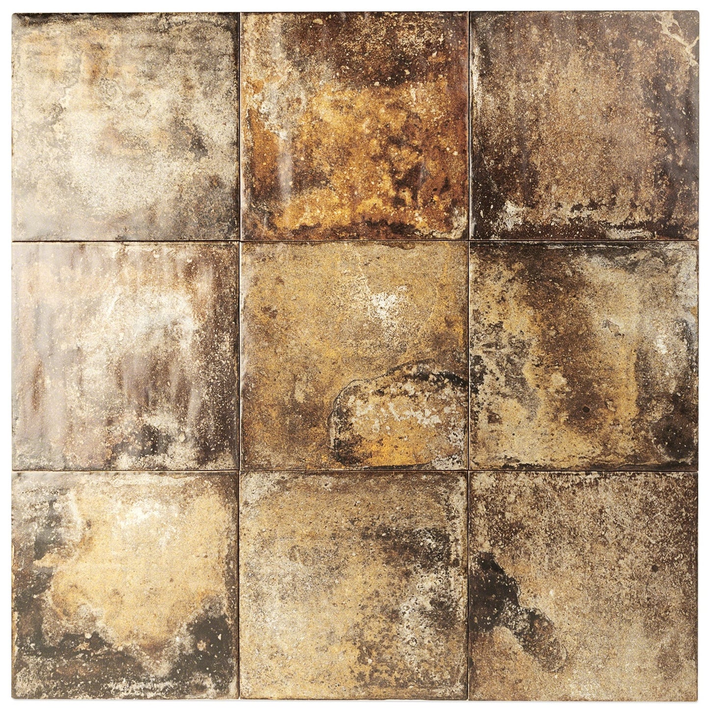 Angela Harris Dunmore Cotto Brown 8x8 Matte Ceramic Tile - Lux Tile