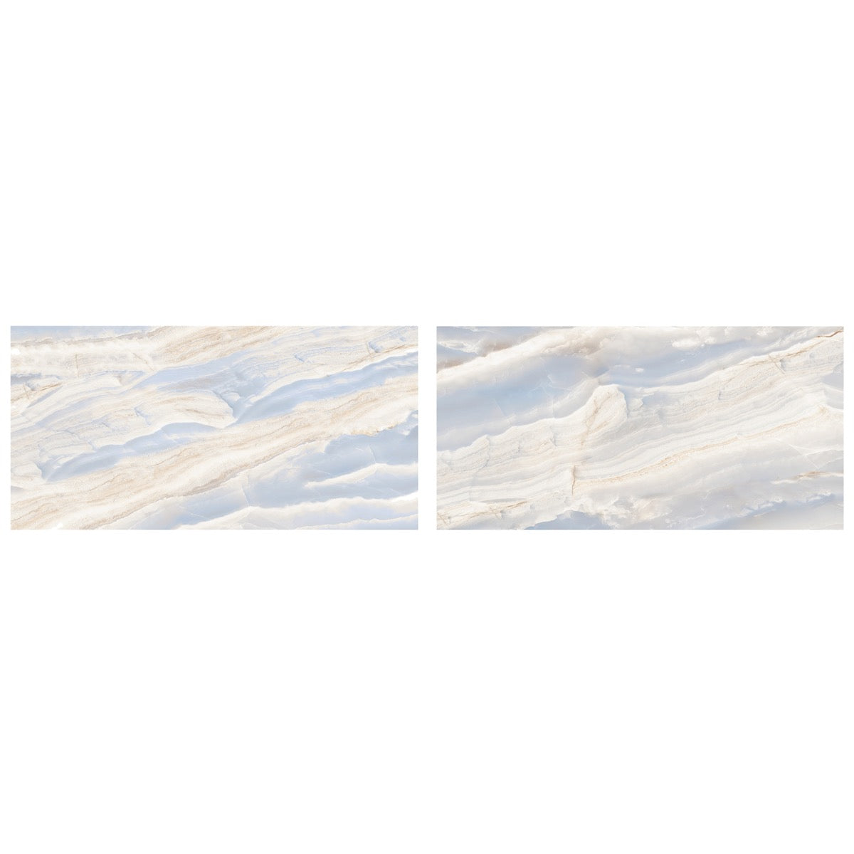 Tilebar Lumina Onyx Blue 24x48 Polished Porcelain Tile