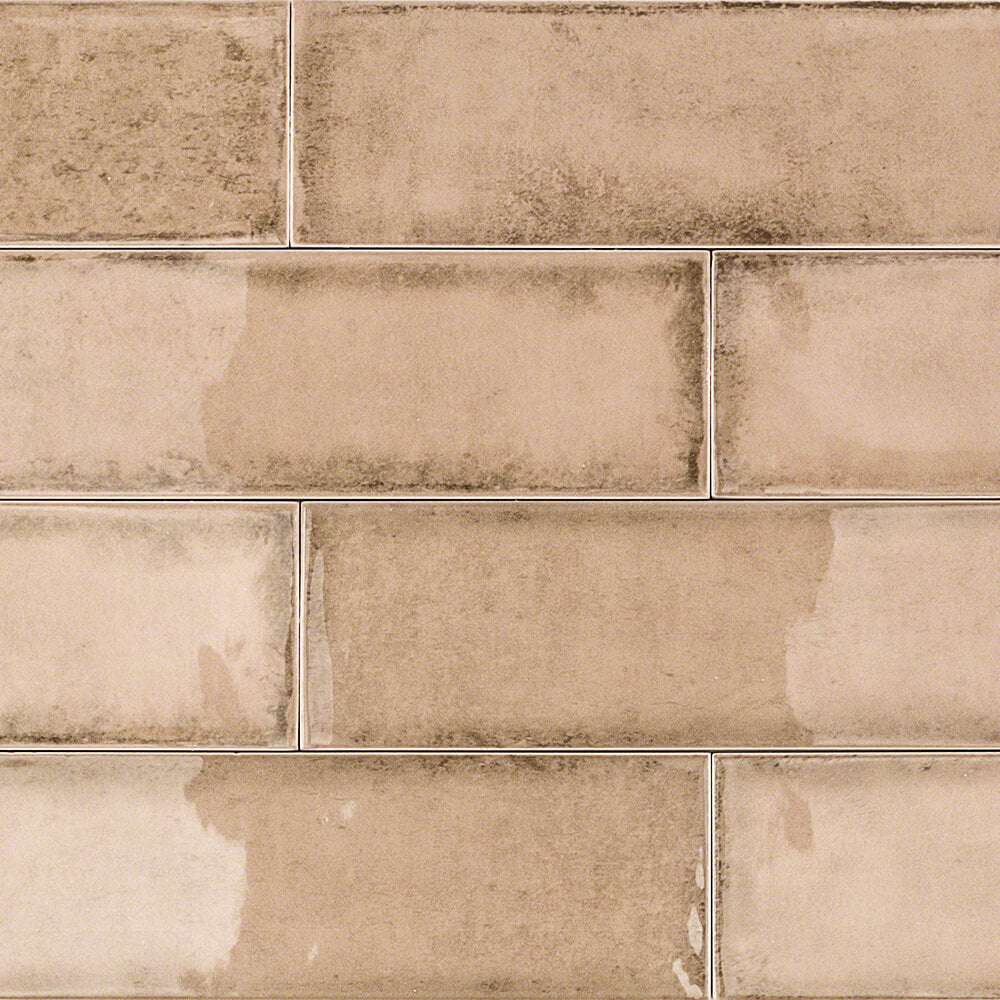 Castle Sandstorm Beige 3x12 Polished Ceramic Subway Wall Tile