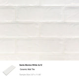 White Ceramic Subway Tile Sample Bundle - 5 Best Sellers