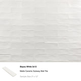 White Ceramic Subway Tile Sample Bundle - 5 Best Sellers
