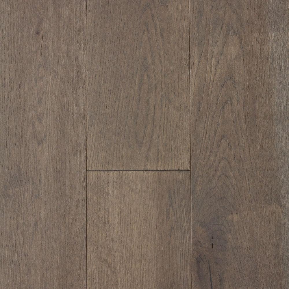Blue Ridge Hardwood Flooring Castlebury Scarborough Grey Eurosawn White Oak 3/4 in. T x 5 in. W Wire Brushed Solid Hardwood Flooring (20 sq.ft./case)
