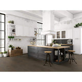 Blue Ridge Hardwood Flooring Castlebury Scarborough Grey White Oak 3/4 in. T x 4 in. W Wire Brushed Solid Hardwood Flooring (16 sq. ft./Case)