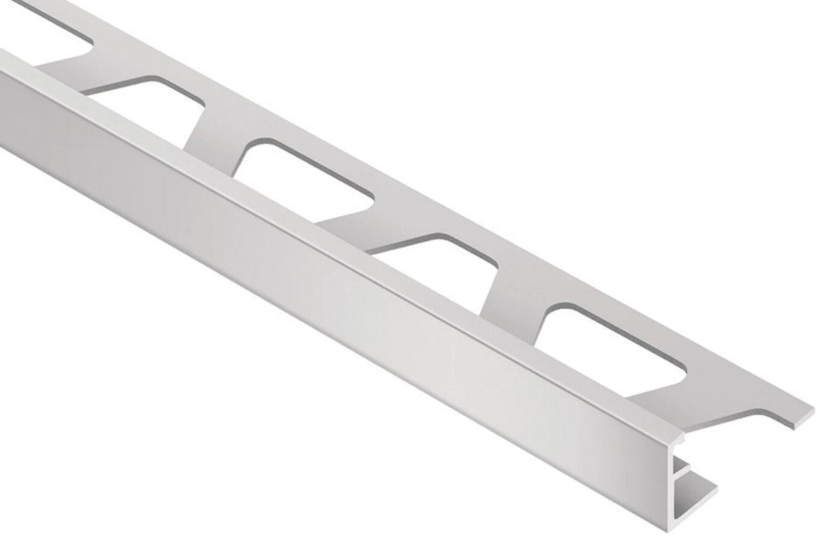 Schluter Systems SCHIENE 0.375-in W x 98.5-in L Satin Anodized Aluminum L-Angle Tile Edge Trim