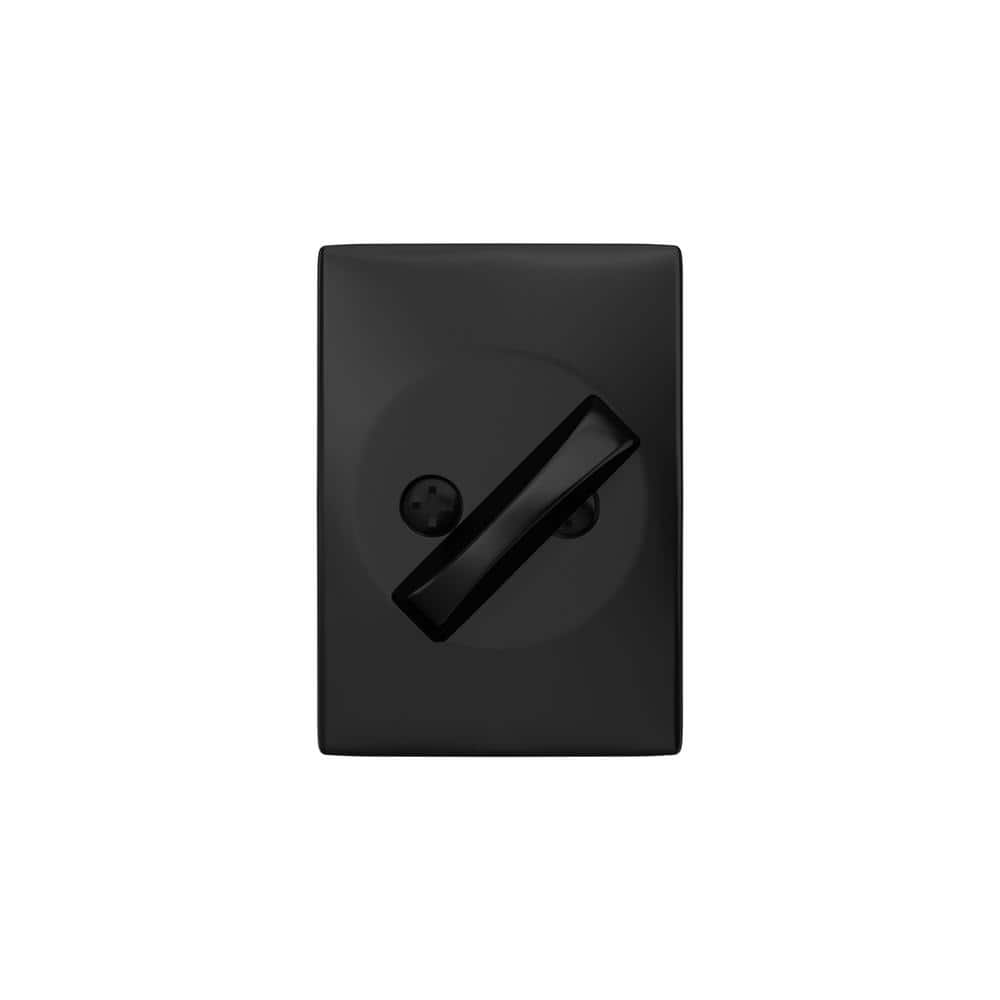 Schlage Century Matte Black Single Cylinder Deadbolt, B60 Series