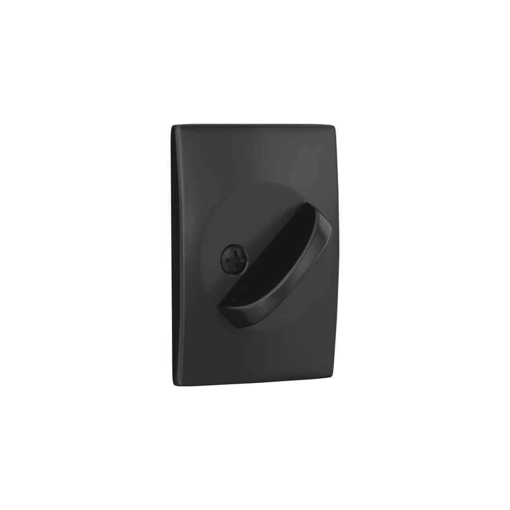 Schlage Century Matte Black Single Cylinder Deadbolt, B60 Series