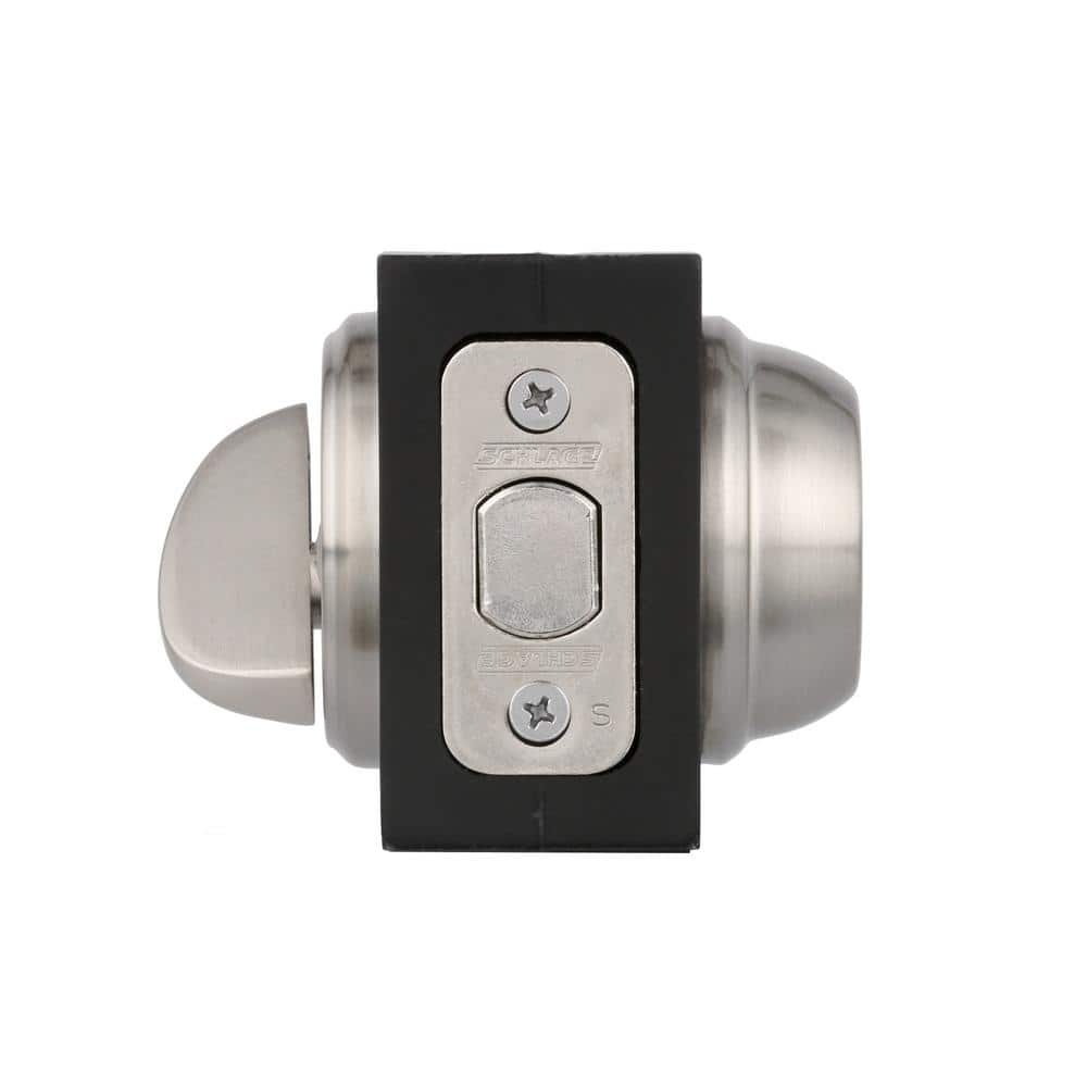 Schlage B60 Series Satin Nickel Single Cylinder Deadbolt (2-Pack)