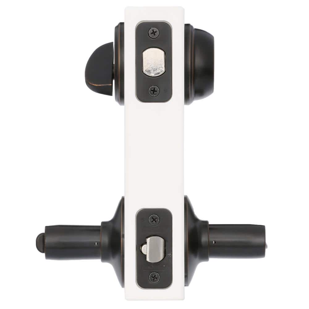 Schlage Accent Aged Bronze Single-Cylinder Deadbolt & Keyed Entry Lever Combo Pack, FB50N V ACC 716
