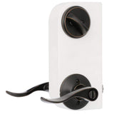 Schlage Accent Aged Bronze Single-Cylinder Deadbolt & Keyed Entry Lever Combo Pack, FB50N V ACC 716