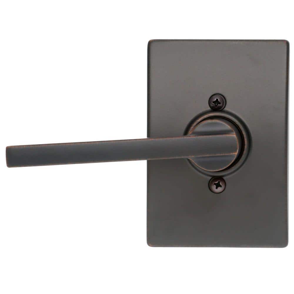 Schlage Latitude Aged Bronze Dummy Door Lever with Century Trim