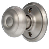 Schlage Georgian Satin Nickel Dummy Door Knob, Round Backplate