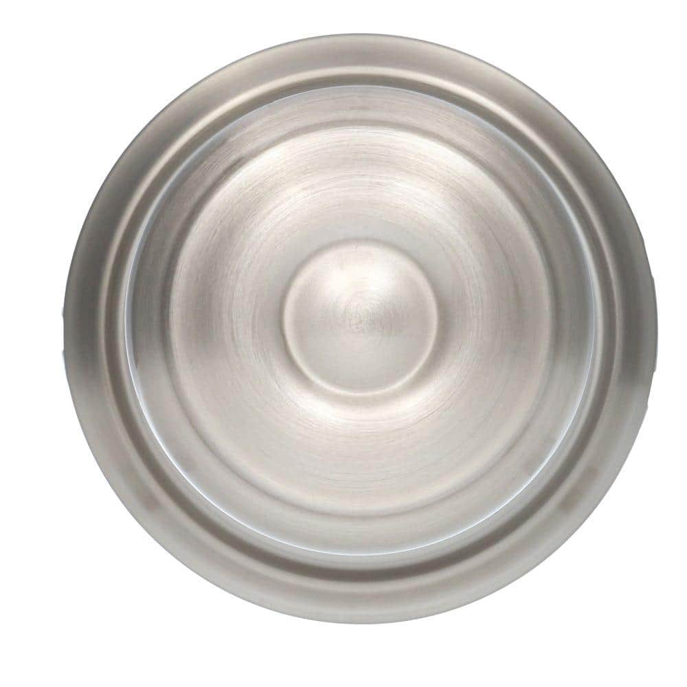 Schlage Georgian Satin Nickel Dummy Door Knob, Round Backplate