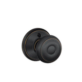 Schlage Georgian Aged Bronze Dummy Door Knob