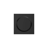 Schlage Custom Bowery Matte Black Collins Trim Dummy Door Knob (2-Pack)