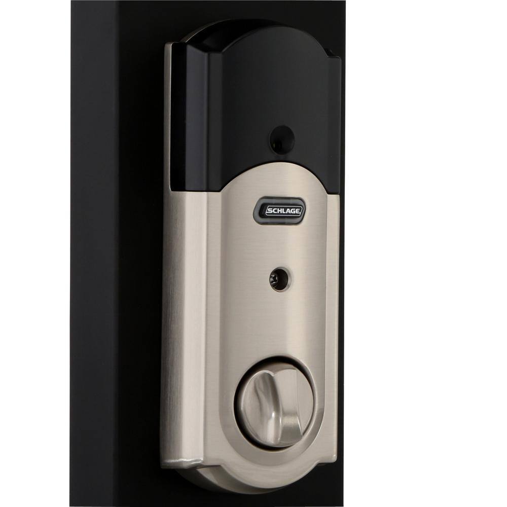 Schlage Camelot Satin Nickel Sense Smart Door Lock