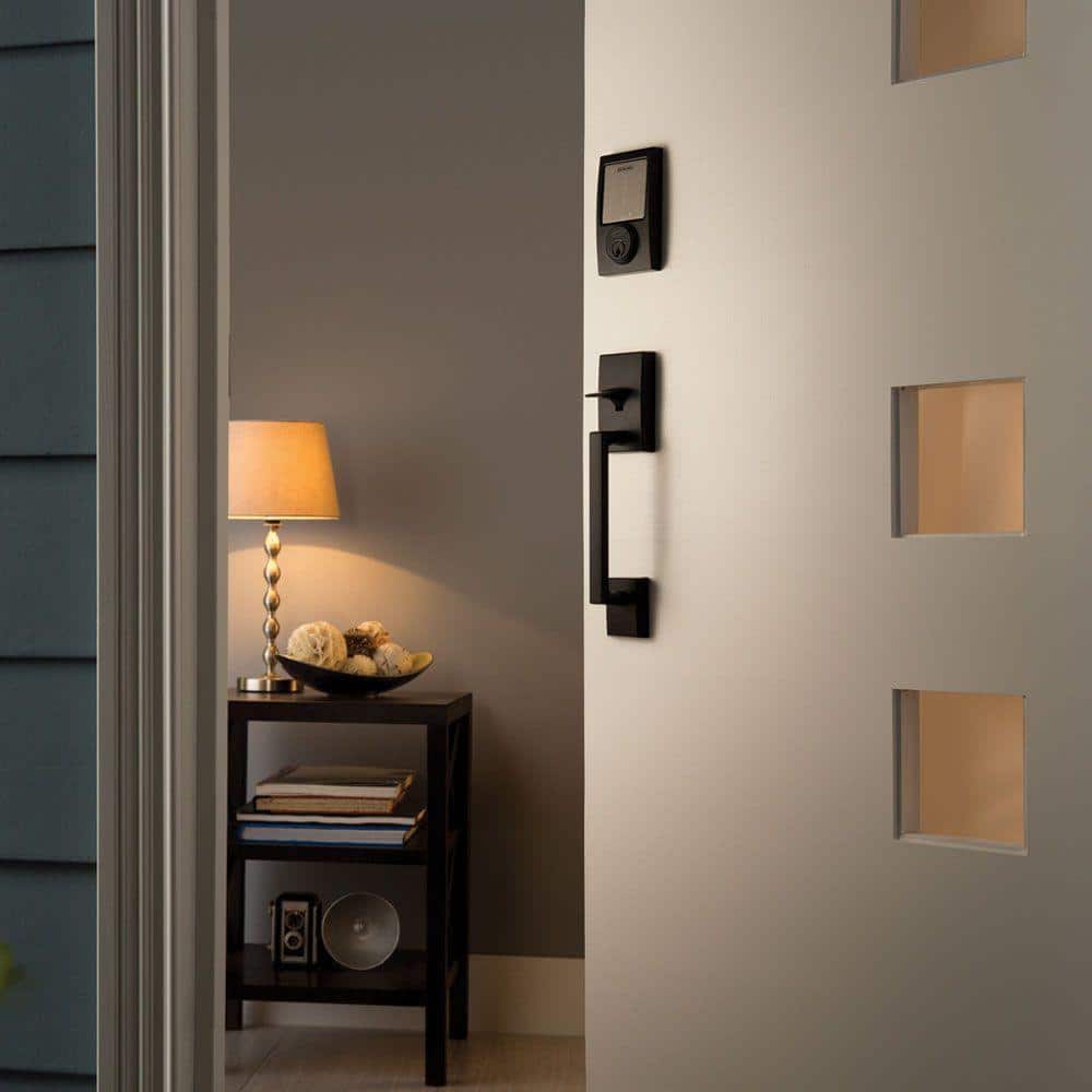 Schlage Century Matte Black Sense Smart Door Lock, Bluetooth, Single-Cylinder Deadbolt