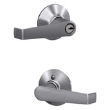 Schlage F80 Elan Satin Chrome Light Commercial Storeroom Keyed Lever (Universal)