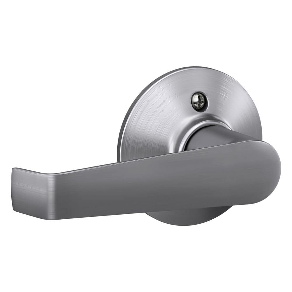 Schlage F80 Elan Satin Chrome Light Commercial Storeroom Keyed Lever (Universal)