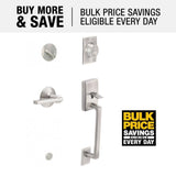Schlage Latitude Lever Century Trim Single Cylinder Handleset, Satin Nickel