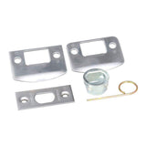 Schlage Plymouth Satin Nickel Entry Door Handle with Right-Handed Flair Lever