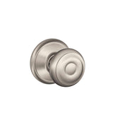 Schlage Georgian Satin Nickel Passage Lockset, ANSI Grade 2, 1-3/4 in.