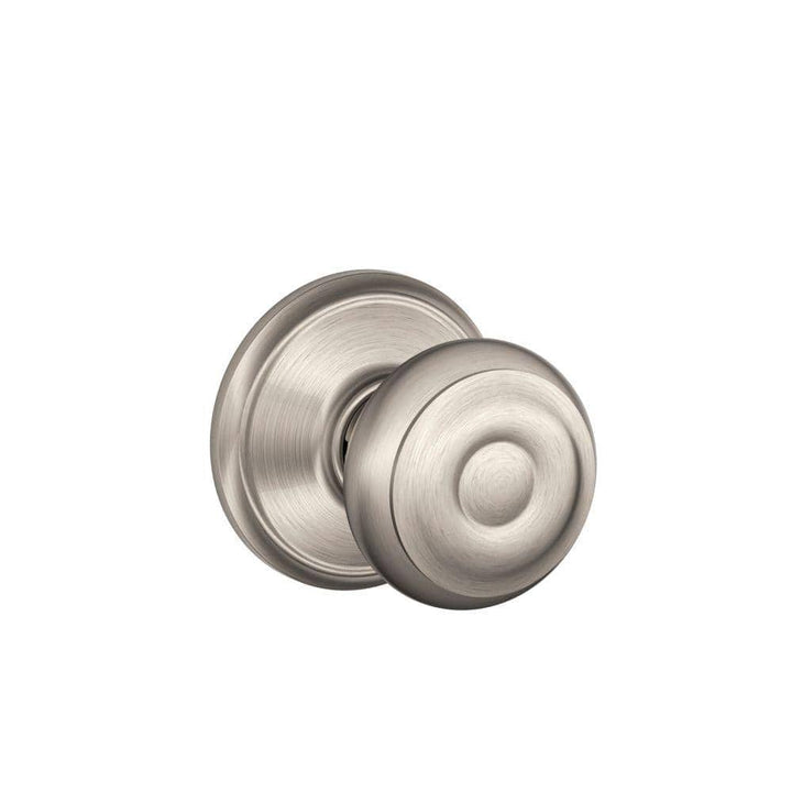 Schlage Georgian Satin Nickel Passage Lockset, ANSI Grade 2, 1-3/4 in.