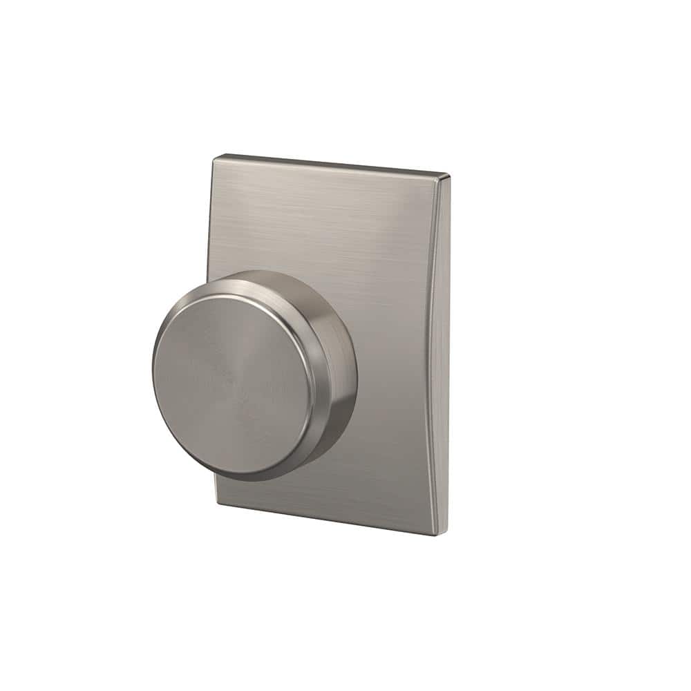 Schlage Custom Bowery Satin Nickel Century Trim Combined Interior Door Knob