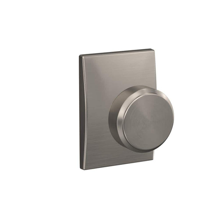 Schlage Custom Bowery Satin Nickel Century Trim Combined Interior Door Knob