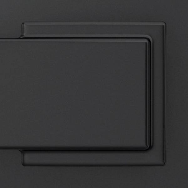 Schlage Custom Plymouth Matte Black Collins Trim Combined Interior Door Knob