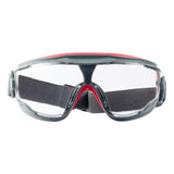 3M Scotchgard Plastic Anti-Fog Safety Goggles, Clear Lens, Gray/Red – 47212H1-VDC-PS
