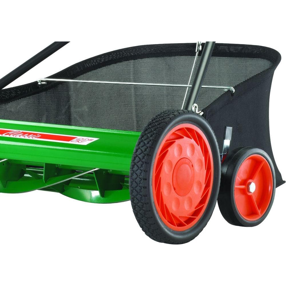 Scotts 20 in. Manual Walk Behind Reel Lawn Mower, Includes Grass Catcher