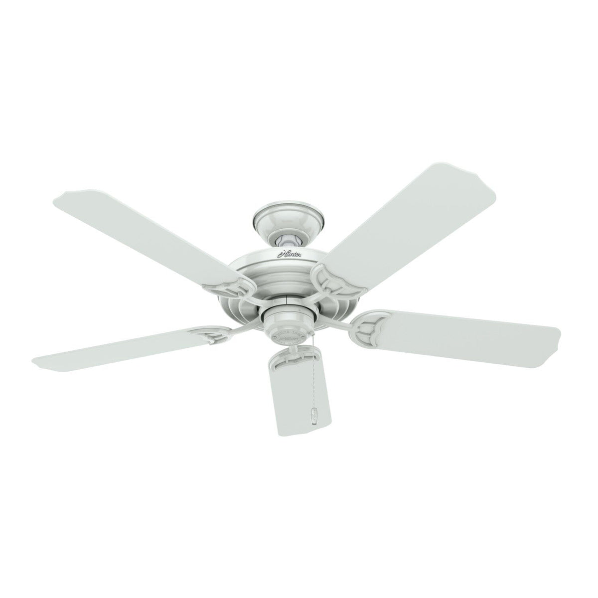 Hunter Sea Air 52-in White Indoor/Outdoor Ceiling Fan (5-Blade)