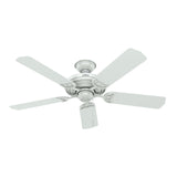 Hunter Sea Air 52-in White Indoor/Outdoor Ceiling Fan (5-Blade)