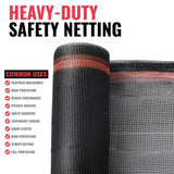 SEALTECH Black-5.5 ft. X 200 ft. Debris Netting Rolls - Fire Retardant,1/4 in. Mesh Roll